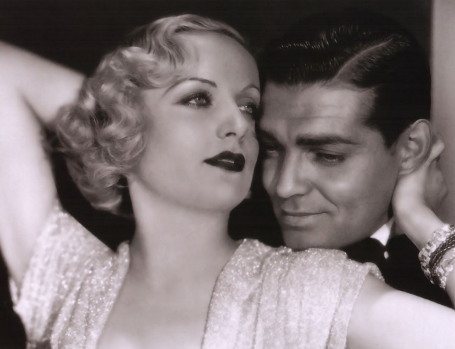 Carole Lombard with Clark Gable