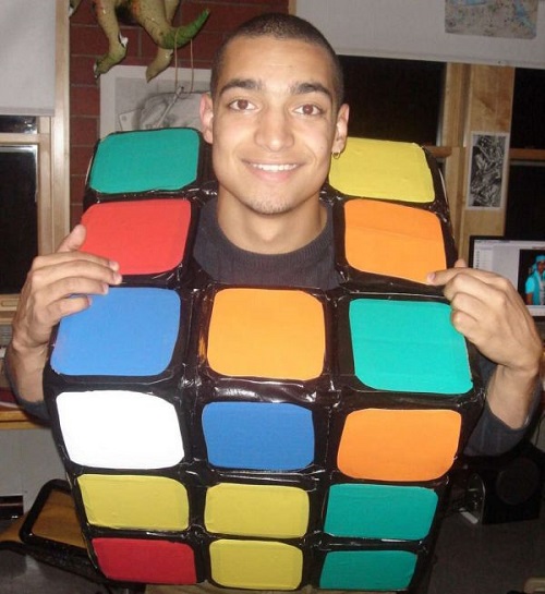 Rubik's Cube halloween costume