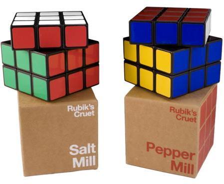 Rubik's Cube salt & pepper shakers