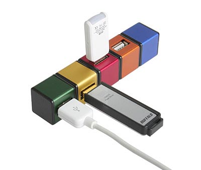 Rubik's Cube USB hub